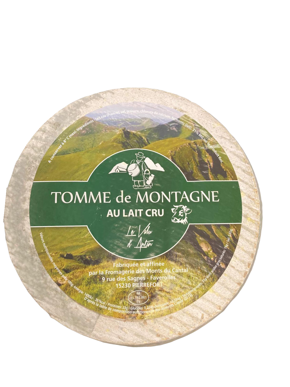 TOMME DE MONTAGNE AU LAIT CRU