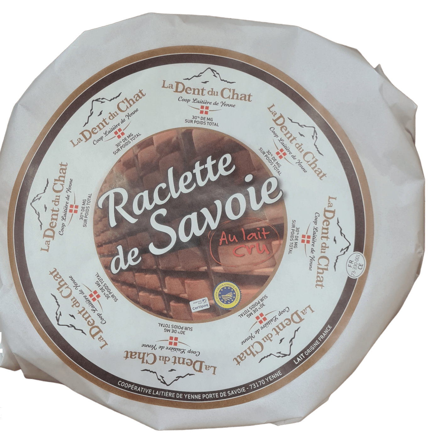 Raclette Savoie au lait cru AOP