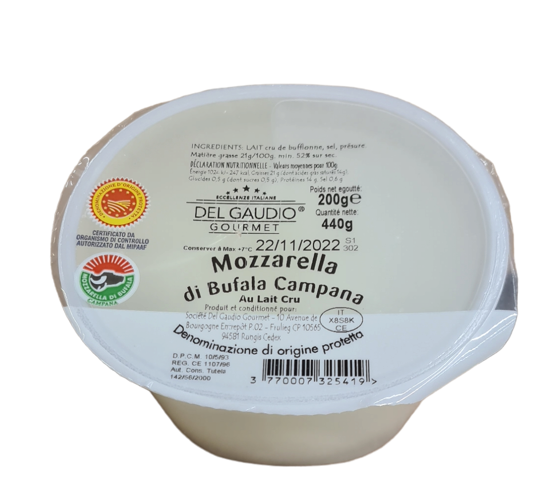 Mozzarella di Bufala cerise 10x20g AOP