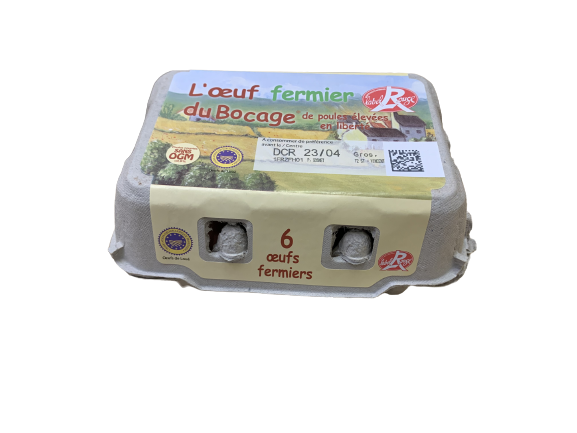 Oeuf Gros du bocage X6