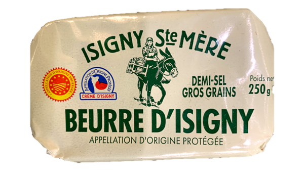 Beurre d'Isigny AOP demi-sel  250g x 10