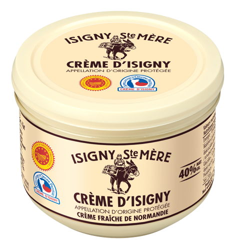 Crème Isigny AOP 40% MG - pot 40cl