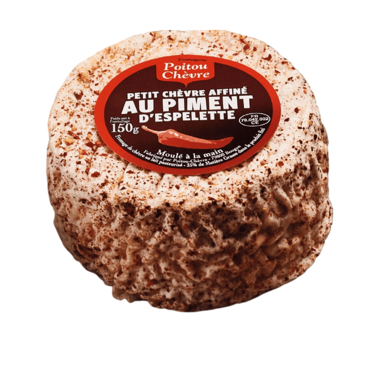 Petit chèvre au piment d'Espelette 150g