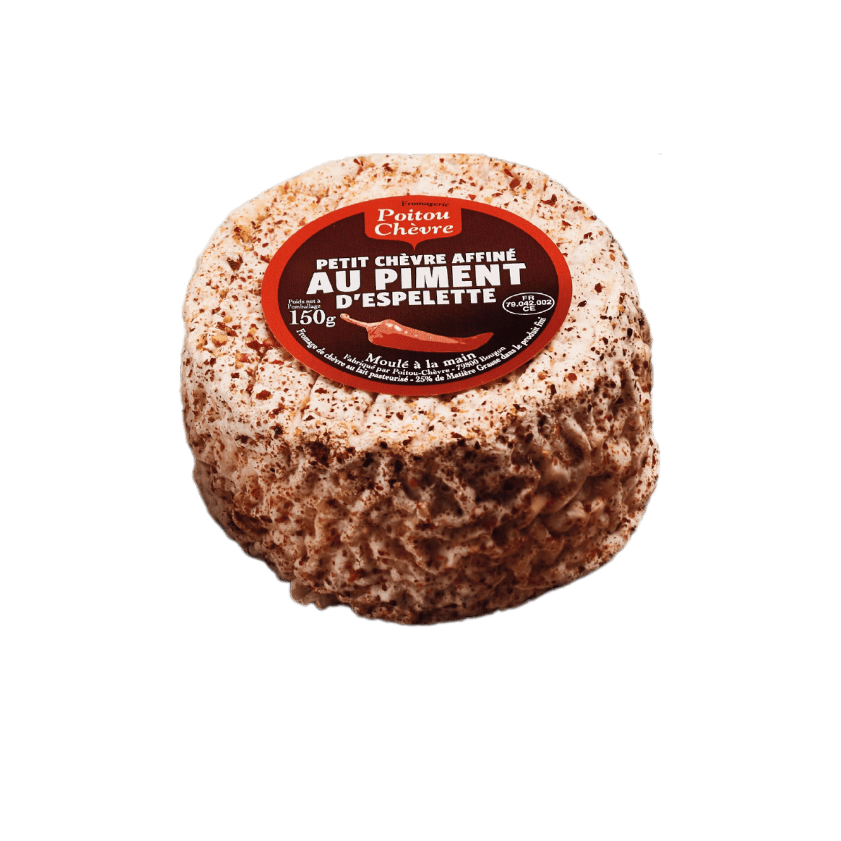 Petit chèvre au piment d'Espelette 150g