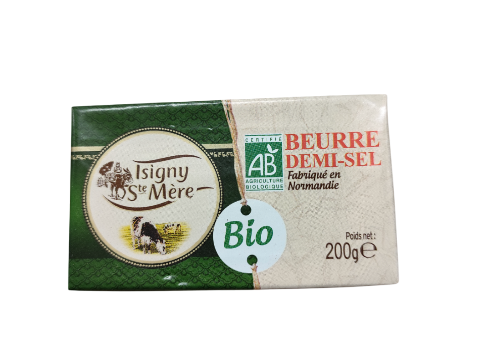 Beurre demi sel unite