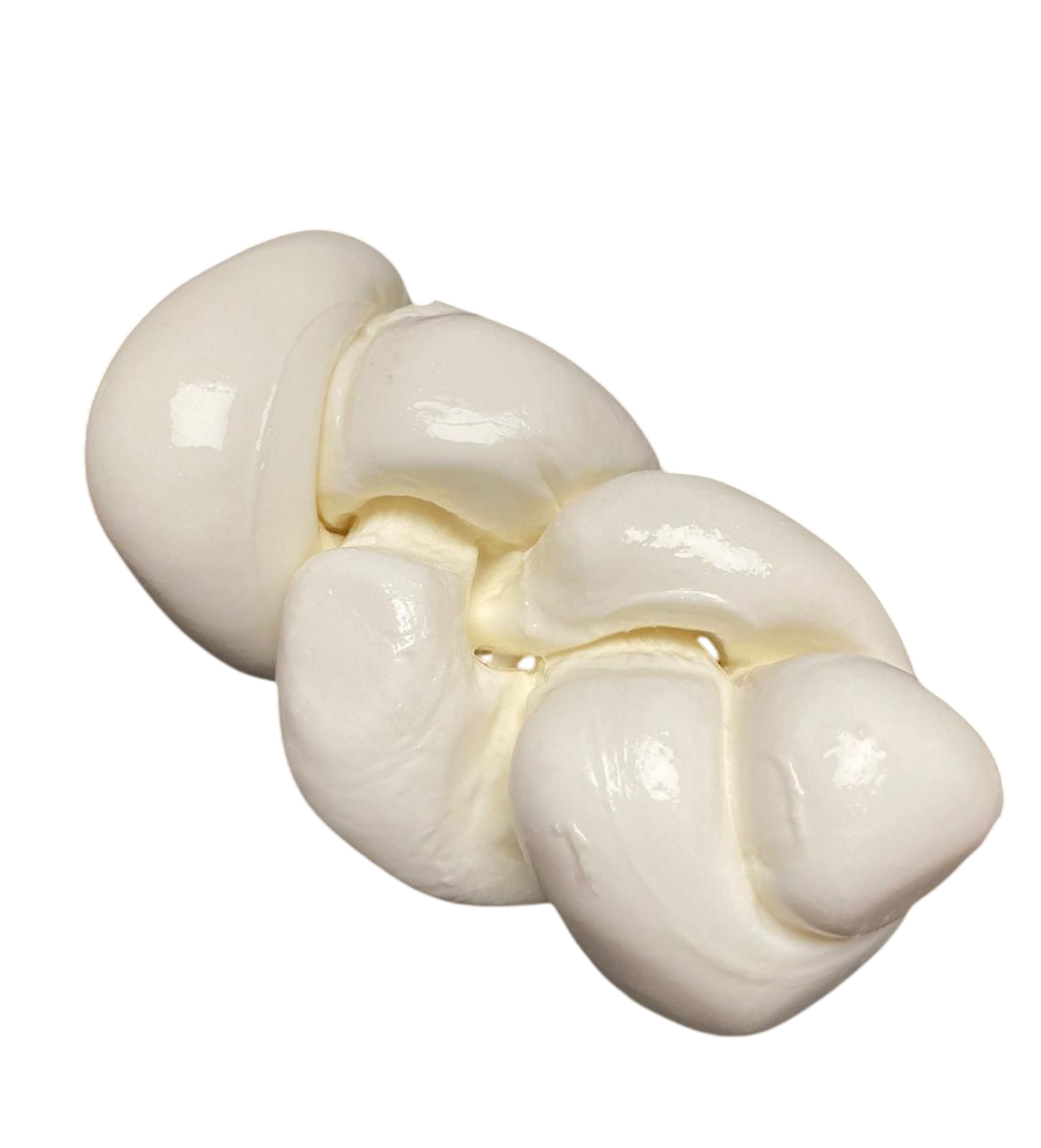 Mozzarella di bufala tressée